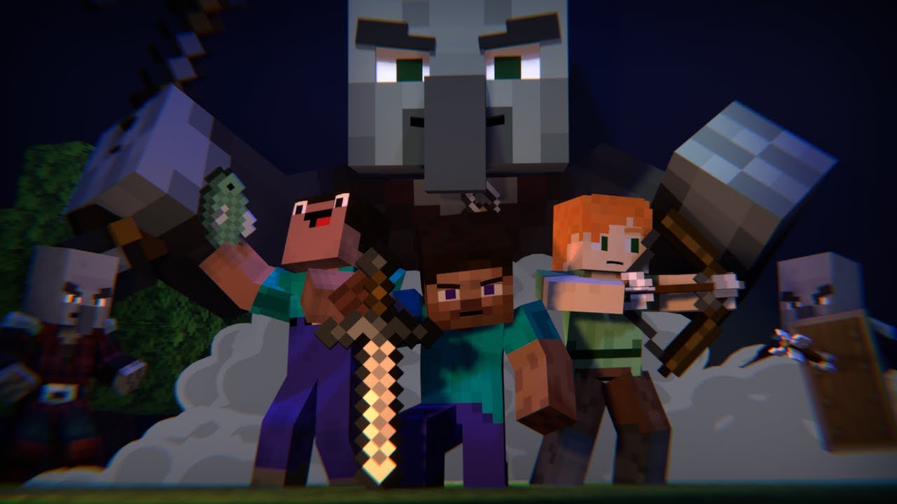 New Home Part II   Alex and Steve Life   Minecraft Animation