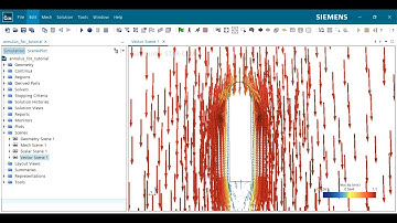 Flow past a bullet STAR-CCM+ simple tutorial