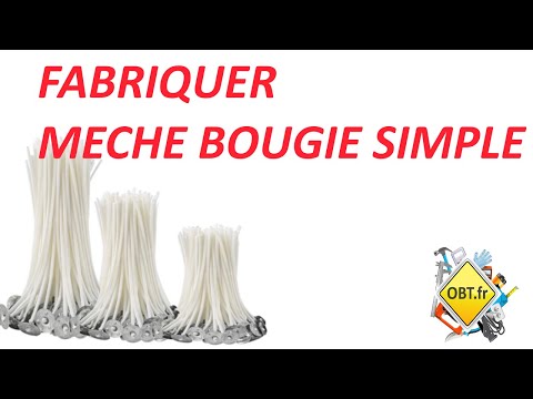 Vidéo: 3 façons de faire des mèches de bougie