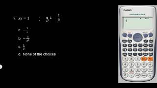 Implicit Differentiation plus Calculator Techniques