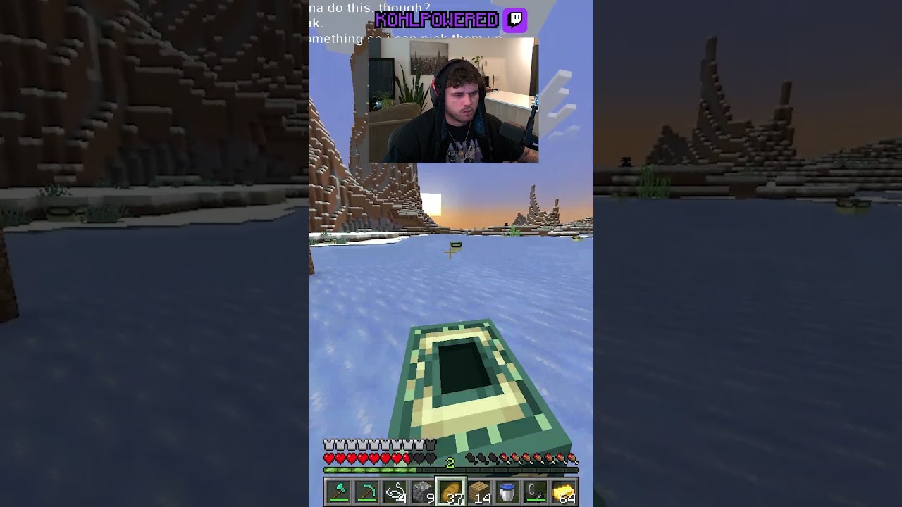 Minecraft, but if I say a block it FALLS from the sky...