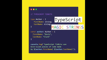 TypeScript Tidbits - Dealing With Magic Strings In TypeScript in a type-safe manner