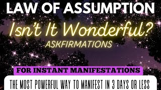 Works So Fast It's Scary ⚠️ ASKFIRMATIONS Meditation| NEVILLE GODDARD | LAW OF ASSUMPTION