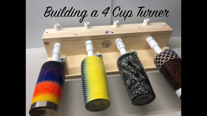 How to Make a Tumbler Turner with Video - Angie Holden The Country Chic  Cottage