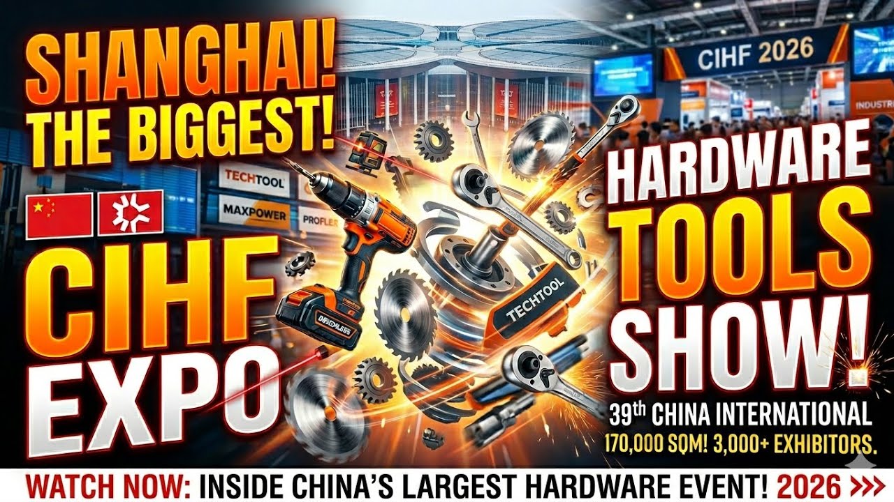 CIHF - The Biggest Hardware and Tools Expo In Shanghai - YouTube