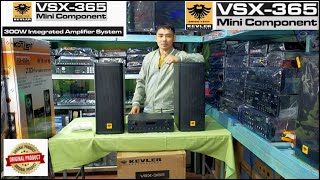 KEVLER VSX-365 MINI COMPONENT SYSTEM UNBOXING AND SOUNDS CHECK