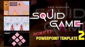 Squid Game inspired PowerPoint Template Part 2 | FREE TEMPLATE + DOWNLOAD (ppt)