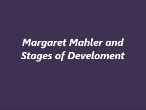 Margaret Mahler; Stages of Development