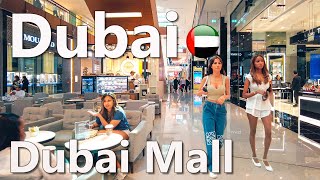 Dubai Mall Largest Shopping Center in The World Full Tour 2024 4K