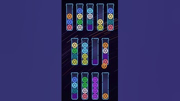 Neon Ball Sort - Bubble Color Sort puzzle Games