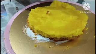 Easy vanilla eggless sponge cake without oven recipe ??