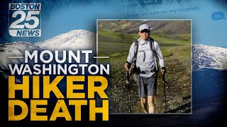 Mass. hiker dies on Mt. Washington - the final texts between him and his wife | Boston 25 News