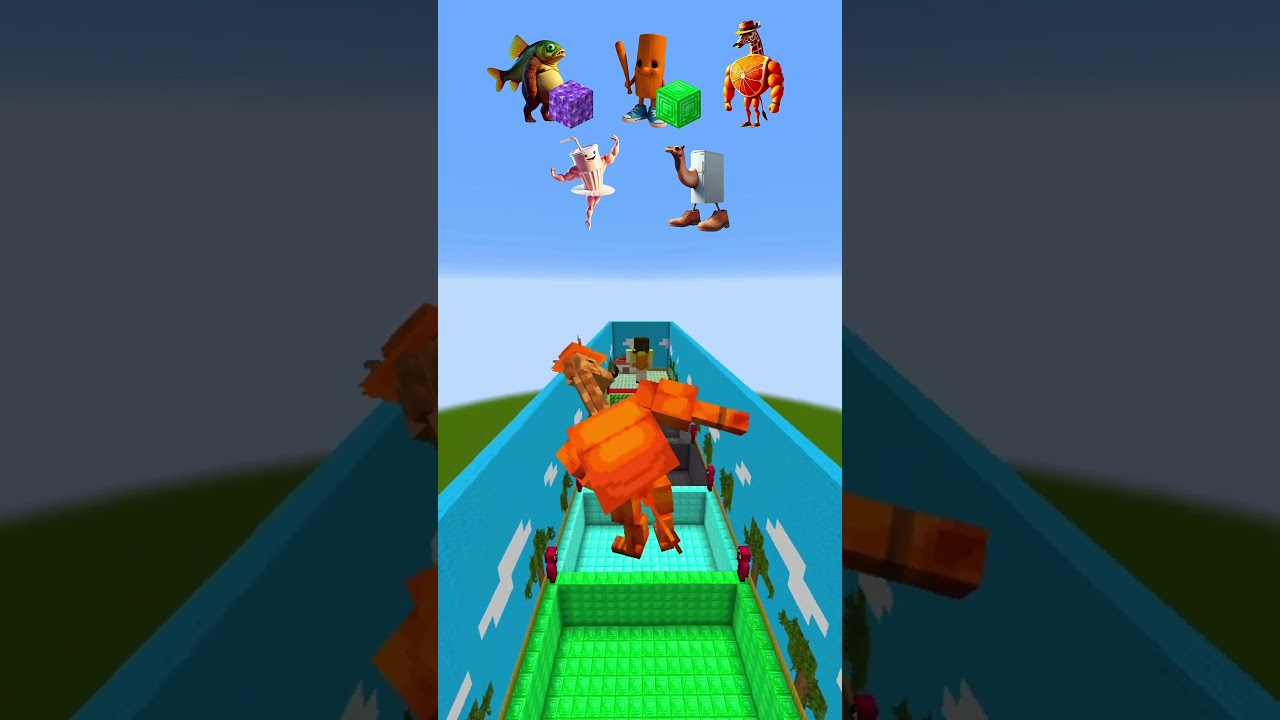 Italian Brainrot VS Longer Jumping #74 #brainrot #minecraft