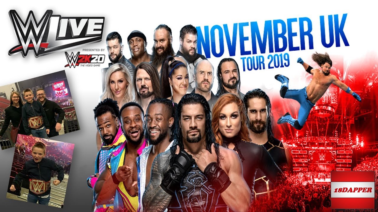 WWE Live Tour UK - Leeds First Direct Arena - 09.11.2019