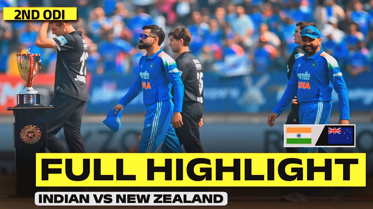 Full Highlights IND vs NZ 2nd ODI | New Zealand Tour of India 2026