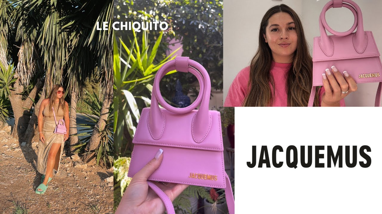 JACQUEMUS UNBOXING, pink la montagne 'Le Chiquito Noeud