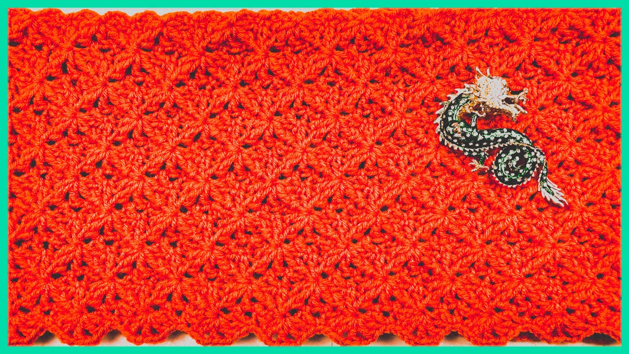 Crochet: Bufanda Infinita en Relieve # 3