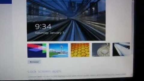 How To Change Lock Screen Picture in Windows 8