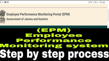 How to register and Submit Employee Performance Report in EPM Portal || Step to step Process.