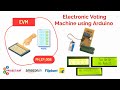 Electronic Voting Machine using Arduino and LCD 16x2