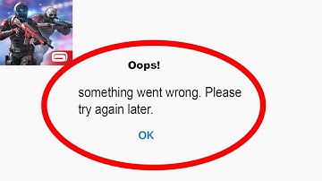 Fix Modern Combat Versus Oops Something Went Wrong Error | Fix Modern Combat went wrong error |