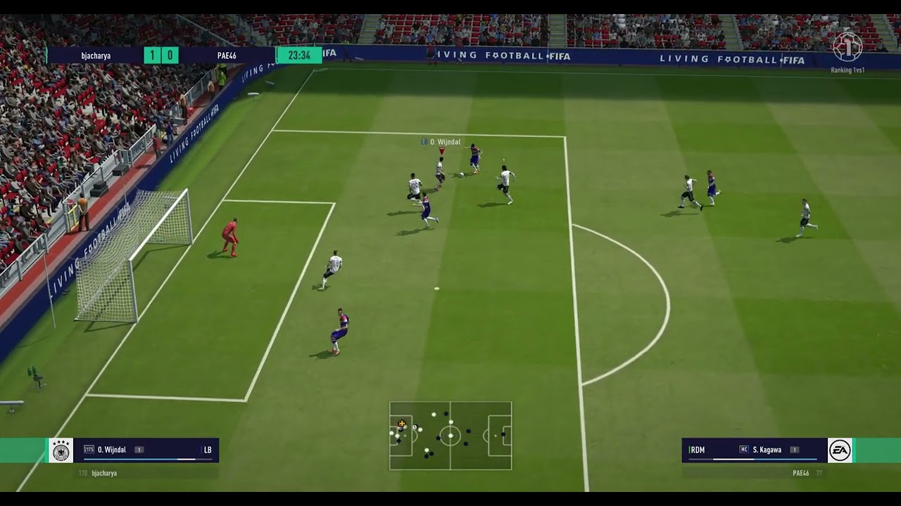 Boateng letting him score goal ? Fifa Online 4