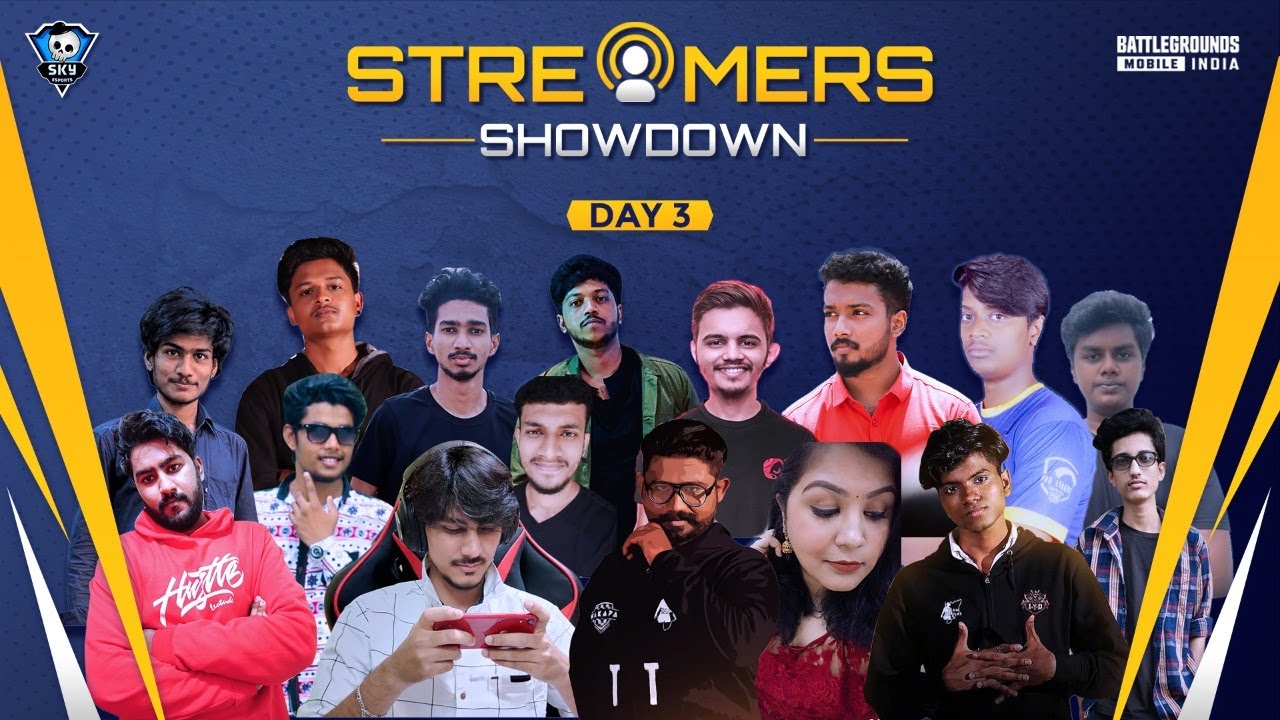  MALAYALAM Skyesports Streamers Showdown Battlegrounds Mobile