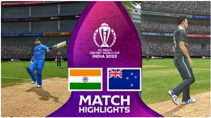 India Overcome New Zealand In Mumbai | Semi-final 1 CWC23 Real cricket 24.