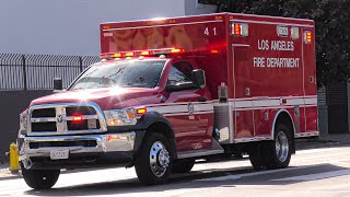 LAFD Rescue 41 (reserve) Responding