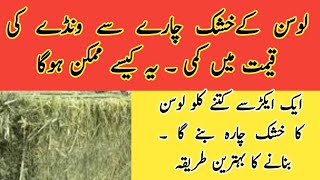 Lucerne hay per acre II Wanday ki price kum krain II Hay and Wanda cost II Lucerne hay