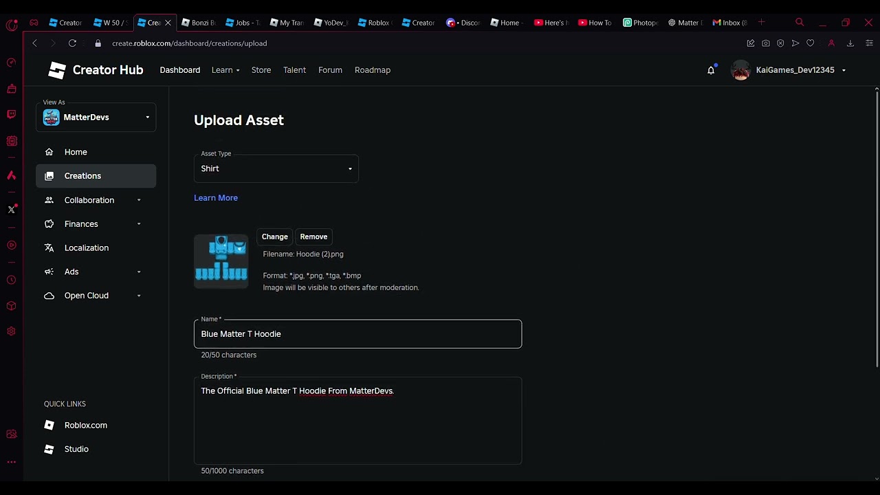 Asset Creation Failed Please Try Again Later Bug YouTube 