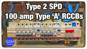 Hager 18th Edition Consumer Unit With Built in SPD, A Type 100 amp RCD’s to Comply With BS7671