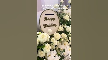 20 thợ cắm hoa trong 3 ngày 3 đêm nó phê... - Cưới Hỏi Phương Lan- Quảng Ninh 0965856863