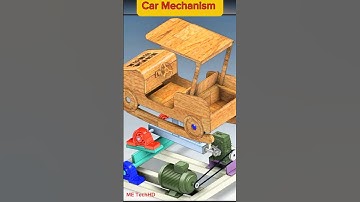 Car Mechanism #design #cad #solidwork #machine #mechanism #cad
