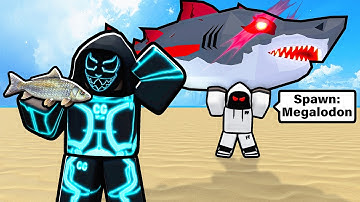 Using ADMIN COMMANDS To TROLL My BROTHER In Roblox Fisch!