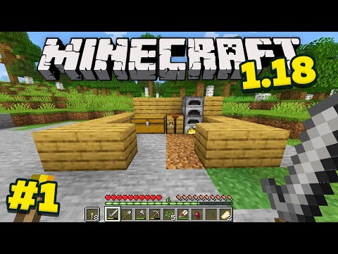 Видео: Майнкрафт 1.18 Выживание без модов! Моя первая база в minecraft #1