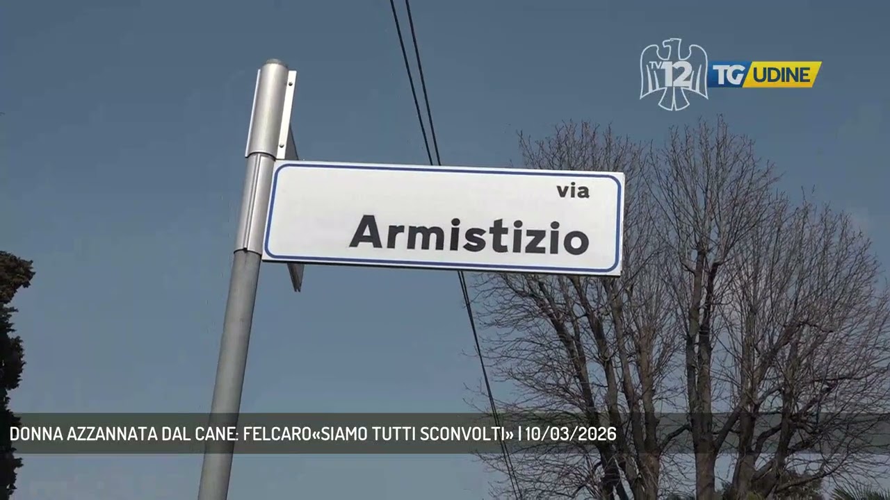 DONNA AZZANNATA DAL CANE: FELCARO«SIAMO TUTTI SCONVOLTI» | 10/03/2026