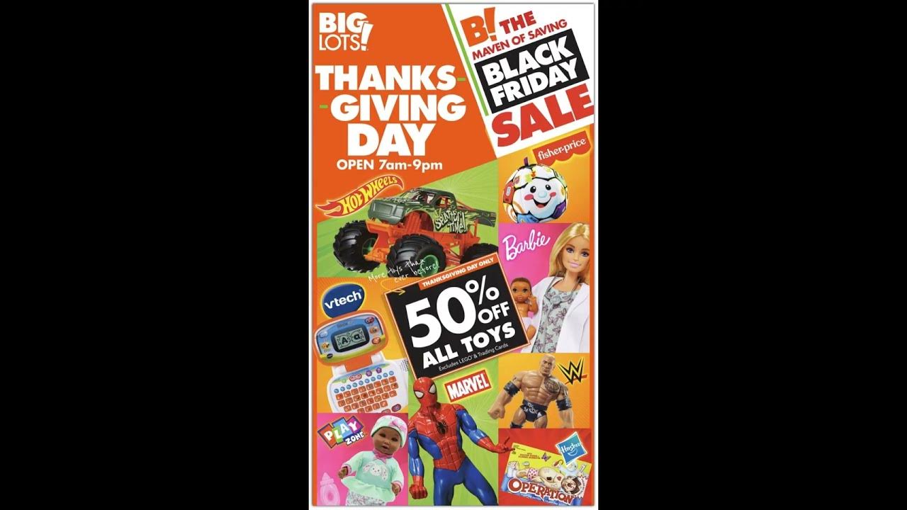 Big Lots Black Friday 2022 Ad Sale. Big Lots Black Friday Deals YouTube