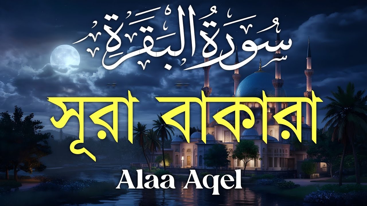 ঘরের উন্নতির জন্য সূরা বাকারা প্রতিদিন শুনুন I Surah Al Baqarah Full Quran Recitation | Alaa Aqel