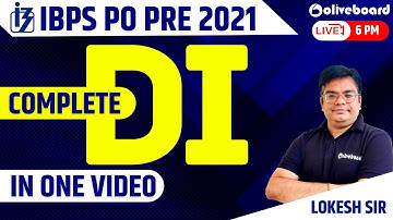IBPS PO 2021 | Data Interpretation | Complete DI for IBPS PO in One Video | Maths By Lokesh Sir