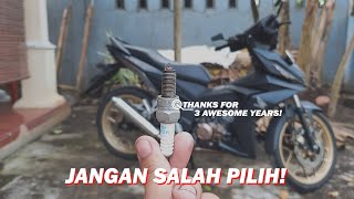 TIPS & TRIK MENGGANTI BUSI DI SUPRA GTR150, CBR150R, CB150R, SONIC 150R | #VlogNgapak
