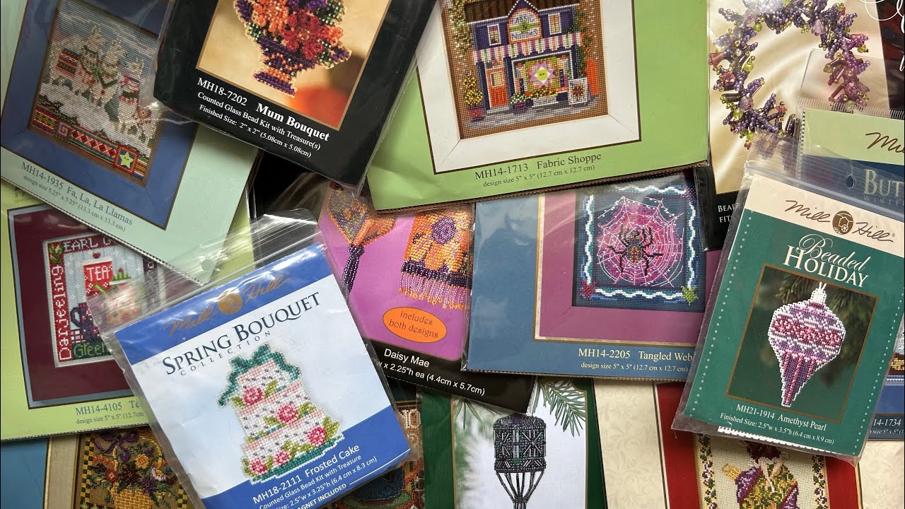 68. 🤩Мій #MillHill 1️⃣0️⃣ готових робіт та 1️⃣0️⃣0️⃣наборів в запасах🙈Вишивати 2,5 роки мінімум😁