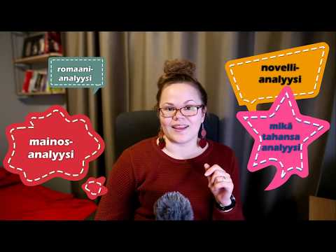 Video: Kuinka Kirjoittaa Teksti-analyysi