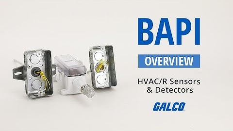 BAPI HVAC/R Sensors & Detectors Overview