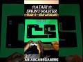 Atari Sprintmaster Track 3 Gameplay (Hard Mode) Retro Arcade Games - Atari Anthology PS2