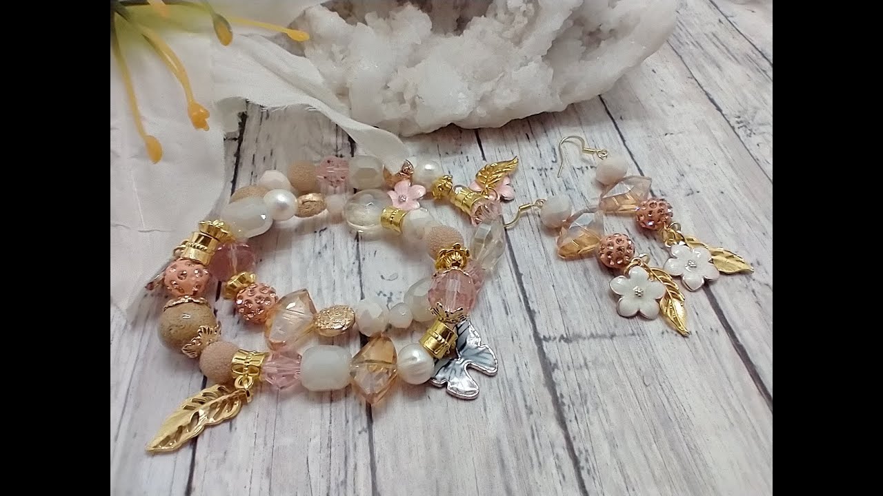 EASY Stretch Bracelets & Earrings Made With Jesse James Beads!