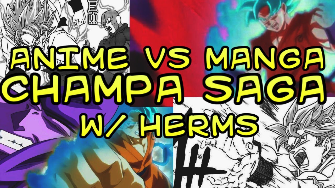 Dragon Ball Super Anime vs. Manga Comparison - Champa Arc