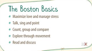 The Boston Basics: Supporting child development