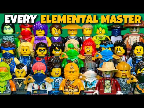 Every LEGO Ninjago Elemental Master Minifigure! (2011-2026)