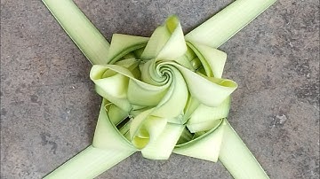 DIY make a craft form palm tree #beautiful #viral #craft #popular #education #art💥🔥🌺🌴🌿